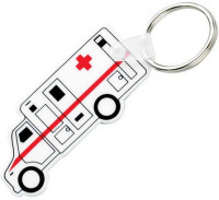 Key Chains: Ambulance Shaped Keychains